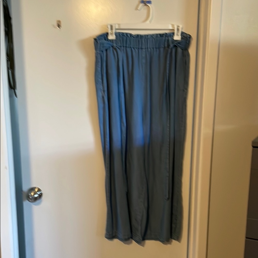 Blue Midi Skirt